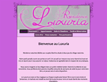 Tablet Screenshot of leluxuria.com